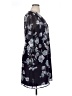 CAbi 100% Polyester Print Blue Casual Dress Size XL - photo 4