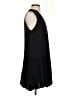 Nine West Solid Black Casual Dress Size 1 - photo 4