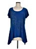 Bleeker & McDougal Blue Short Sleeve Blouse Size M (estimated) - photo 1