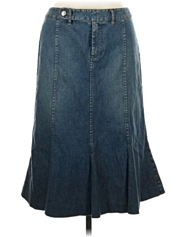 Lauren Jeans Co. Denim Skirt (view 1)