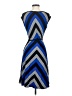Cache Chevron-herringbone Blue Cocktail Dress Size 4 - photo 2