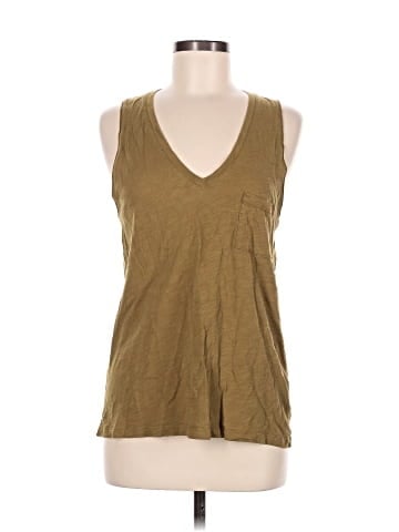 Madewell Whisper Cotton V-Neck Pocket Tank (view 1)