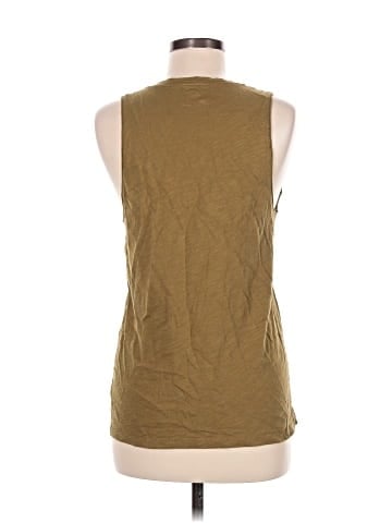 Madewell Whisper Cotton V-Neck Pocket Tank (view 2)