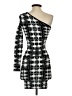 BCBGMAXAZRIA Graphic Black Cocktail Dress Size XXS - photo 2