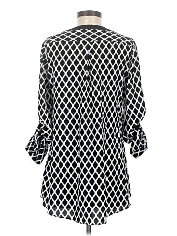 White House Black Market 3/4 Sleeve Blouse (view 2)