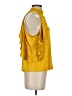 Ella Moss 100% Rayon Yellow Sleeveless Blouse Size S - photo 4