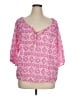 Gap Outlet Pink 3/4 Sleeve Blouse Size XL - photo 1