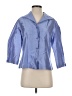 Connie Roberson Blue 3/4 Sleeve Button-Down Shirt Size XS - photo 1