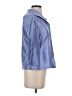 Connie Roberson Blue 3/4 Sleeve Button-Down Shirt Size XS - photo 4