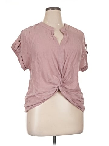 Lily White Short Sleeve Blouse (view 1)