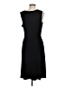 Susan Graver Solid Black Cocktail Dress Size M - photo 2