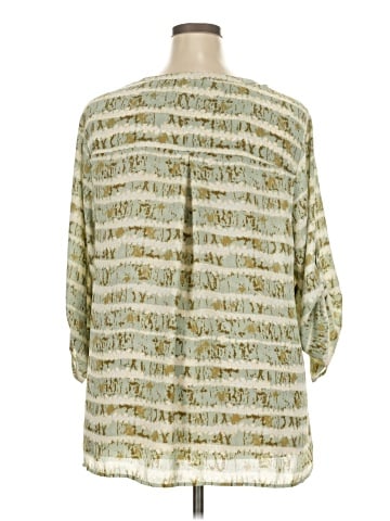 Black Rainn 3/4 Sleeve Blouse (view 2)
