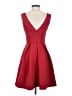 Forever 21 Solid Red Cocktail Dress Size S - photo 2