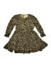 Crewcuts 100% Cotton Animal Print Gold Dress Size 5 - photo 1