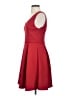 Forever 21 Solid Red Cocktail Dress Size S - photo 5