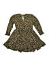 Crewcuts 100% Cotton Animal Print Gold Dress Size 5 - photo 2