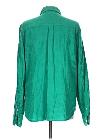 J.Crew Factory Store Long Sleeve Button-Down Shirt (view 2)