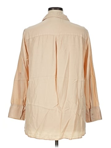 Velvet Heart 3/4 Sleeve Button-Down Shirt (view 2)
