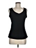 Ethyl Black Sleeveless T-Shirt Size M - photo 1