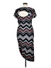 Bobbie Brooks Chevron-herringbone Teal Casual Dress Size 1X - photo 2