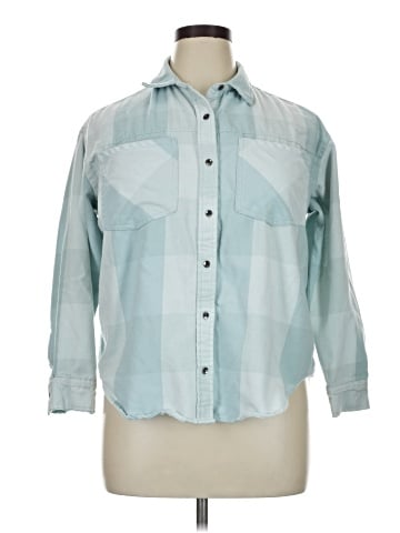 Ultra Flirt Long Sleeve Button-Down Shirt (view 1)
