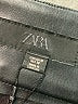 Zara 100% Polyester Metallic Black Shorts Size M - photo 3