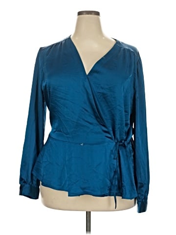 New York & Company Long Sleeve Blouse (view 1)