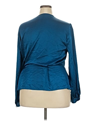 New York & Company Long Sleeve Blouse (view 2)