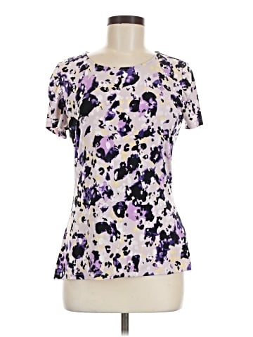 DKNY Short Sleeve Blouse (view 1)