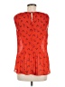 Rose + Olive 100% Polyester Red Sleeveless Blouse Size M - photo 2