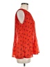 Rose + Olive 100% Polyester Red Sleeveless Blouse Size M - photo 4