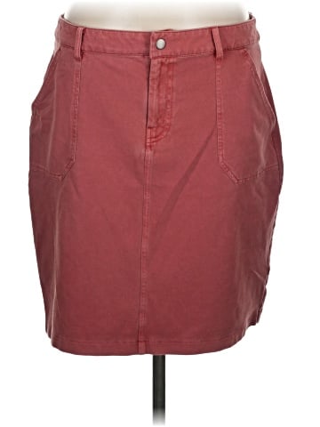 Caslon Faux Leather Skirt (view 1)