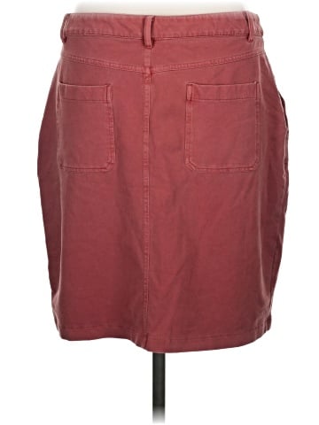 Caslon Faux Leather Skirt (view 2)