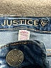 Justice Blue Denim Shorts Size 14 - photo 3