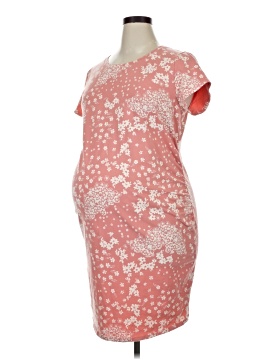 second hand maternity dresses Vintage Cotton Off-the-shoulder Two-piece Photoshoot Dress, White / XL Hand Wash Cold Used Maternity Dresses for Sale