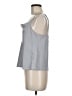 Lush 100% Polyester Silver Sleeveless Blouse Size M - photo 5