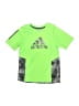 Adidas 100% Polyester Green Active T-Shirt Size 6 - photo 1