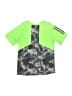 Adidas 100% Polyester Green Active T-Shirt Size 6 - photo 2