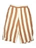 Madewell Stripes Ivory Shorts Size L - photo 1