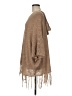 MULTIPLES Tan Poncho Size M - photo 5