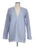 Theory 100% Cotton Blue Long Sleeve Blouse Size L - photo 1