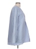 Theory 100% Cotton Blue Long Sleeve Blouse Size L - photo 4