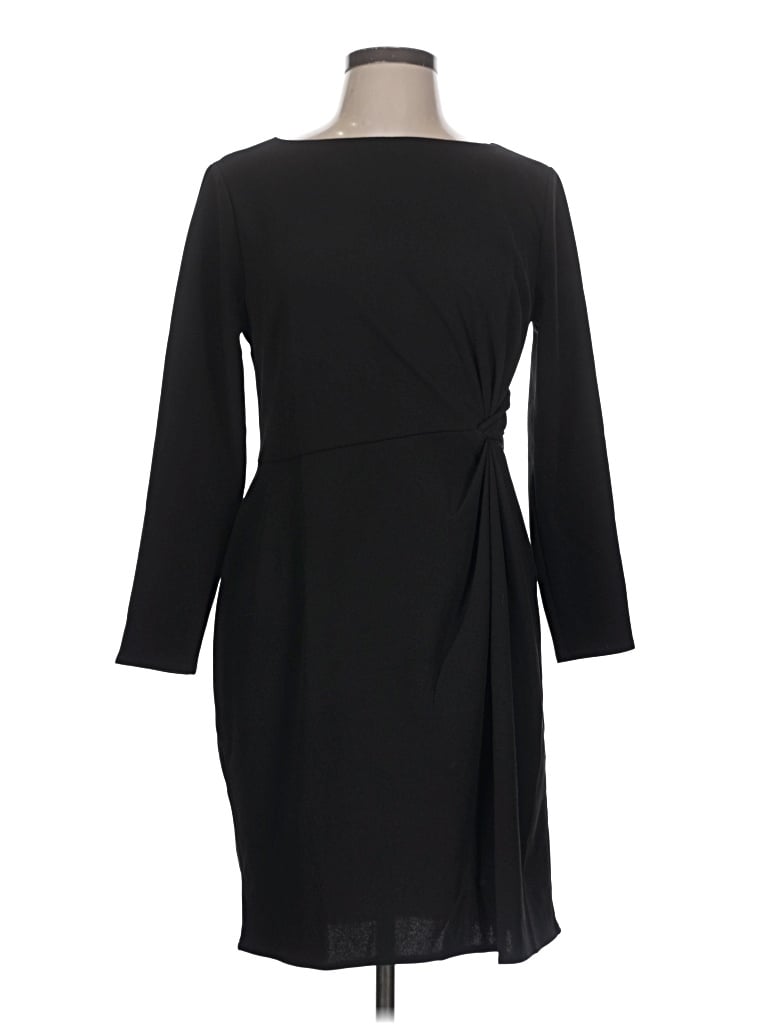 Pre-owned Donna Morgan Cocktail Dress In Black