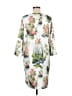 J. McLaughlin Tropical Gray Casual Dress Size M - photo 2
