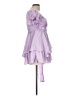Francesca's 100% Polyester Purple Cocktail Dress Size L - photo 4