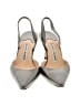 Manolo Blahnik Metallic Silver Heels Size EU 37 1/2 - photo 2