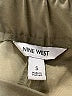 Nine West 100% Polyester Solid Green Khaki Shorts Size S - photo 3