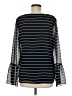 Banana Republic 100% Polyester Black Long Sleeve Blouse Size M - photo 2