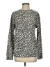Loveappella Animal Print Gray Pullover Sweater Size S - photo 1