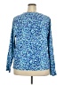 Coolibar Blue Long Sleeve Blouse Size 3X - photo 2